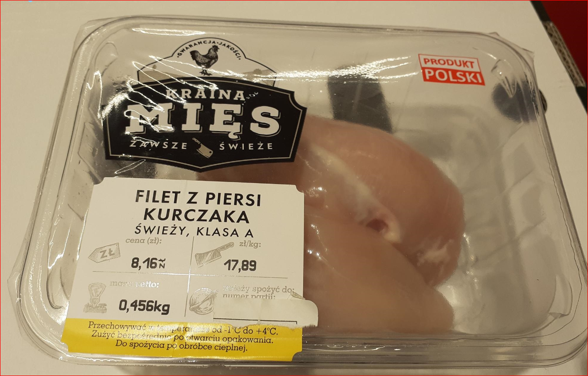 Na zdj. filet z piersi kurczaka sprzedawany w Biedronce, zakwestionowany przez Inspekcję Weterynaryjną